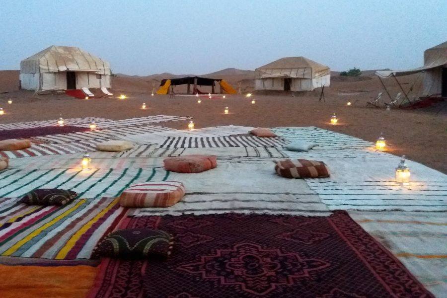 3 day camel trek across Erg Chebb
